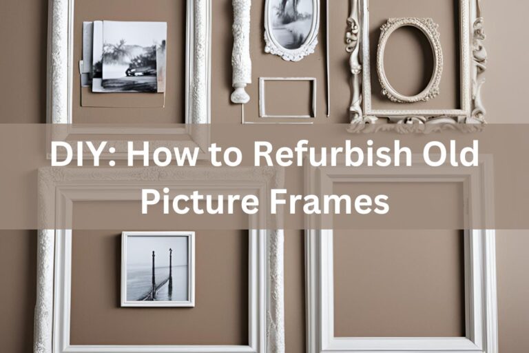 DIY: How to Refurbish Old Picture Frames